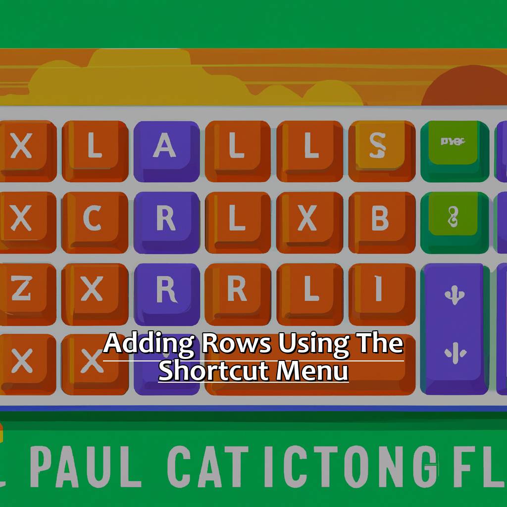 Adding Rows Using the Shortcut Menu-15 Must-Know Excel Shortcuts for Inserting Columns, 
