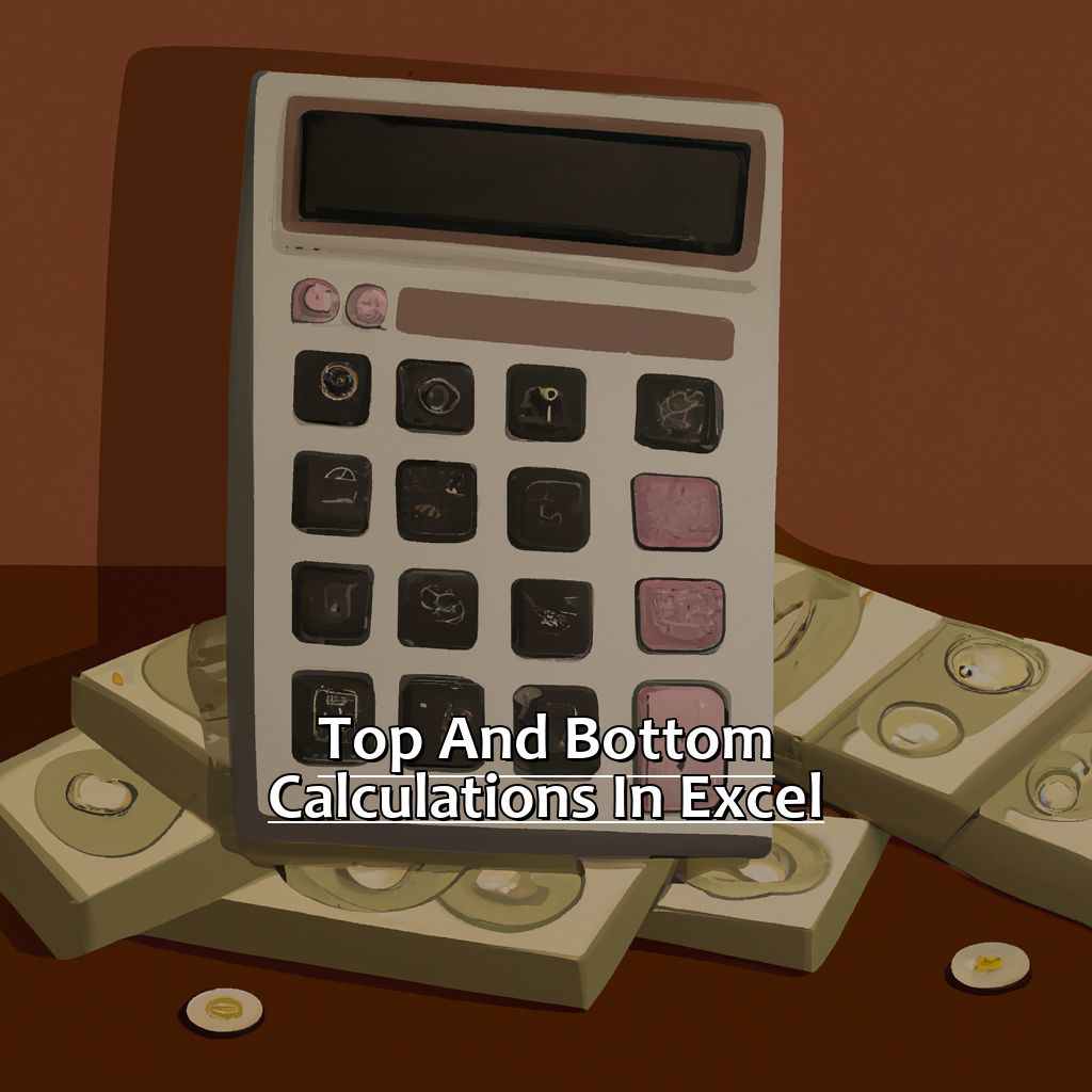 Top and Bottom Calculations in Excel-Adding Up Tops and Bottoms in Excel, 