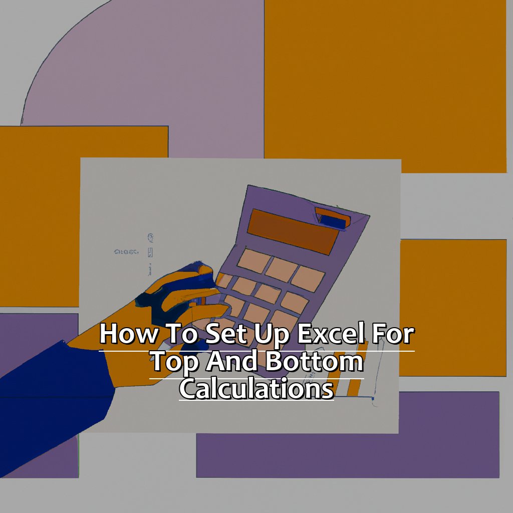 How to Set Up Excel for Top and Bottom Calculations-Adding Up Tops and Bottoms in Excel, 