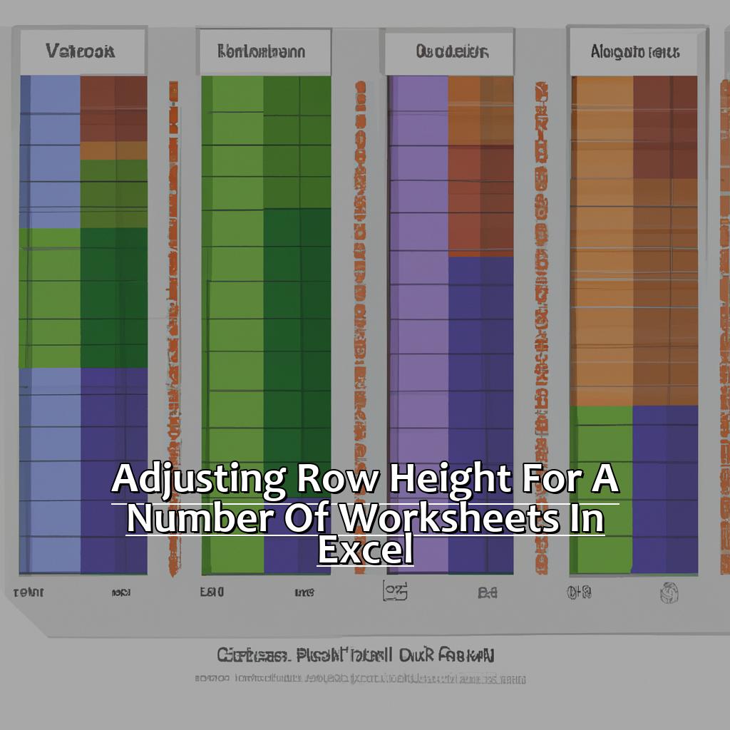 Adjusting Row Height For A Number Of Worksheets In Excel ManyCoders