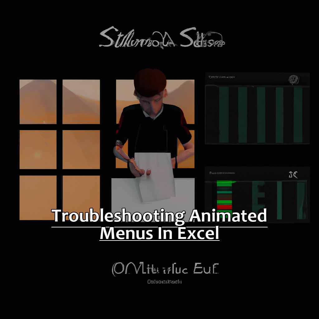 Troubleshooting Animated Menus in Excel-Animated Menus in Excel, 