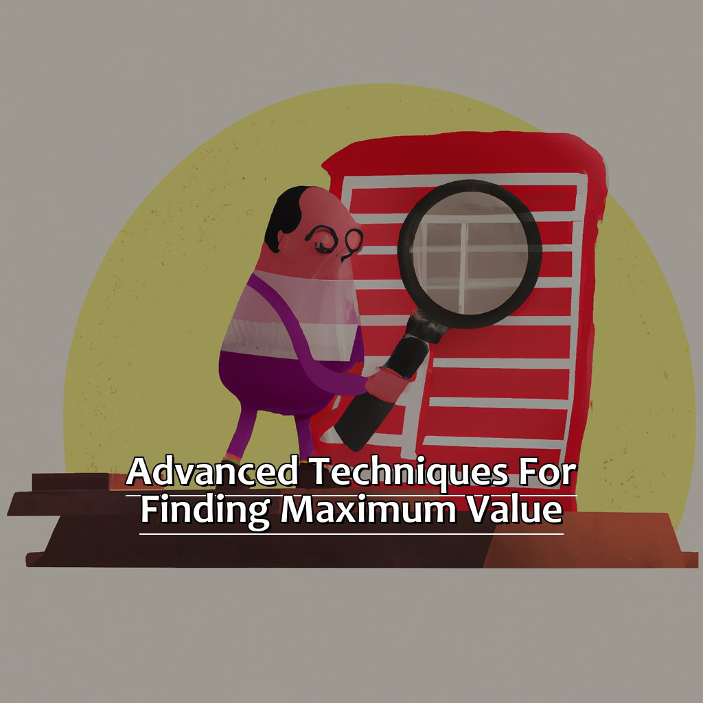 Advanced Techniques for Finding Maximum Value-Cell Address of a Maximum Value in Excel, 