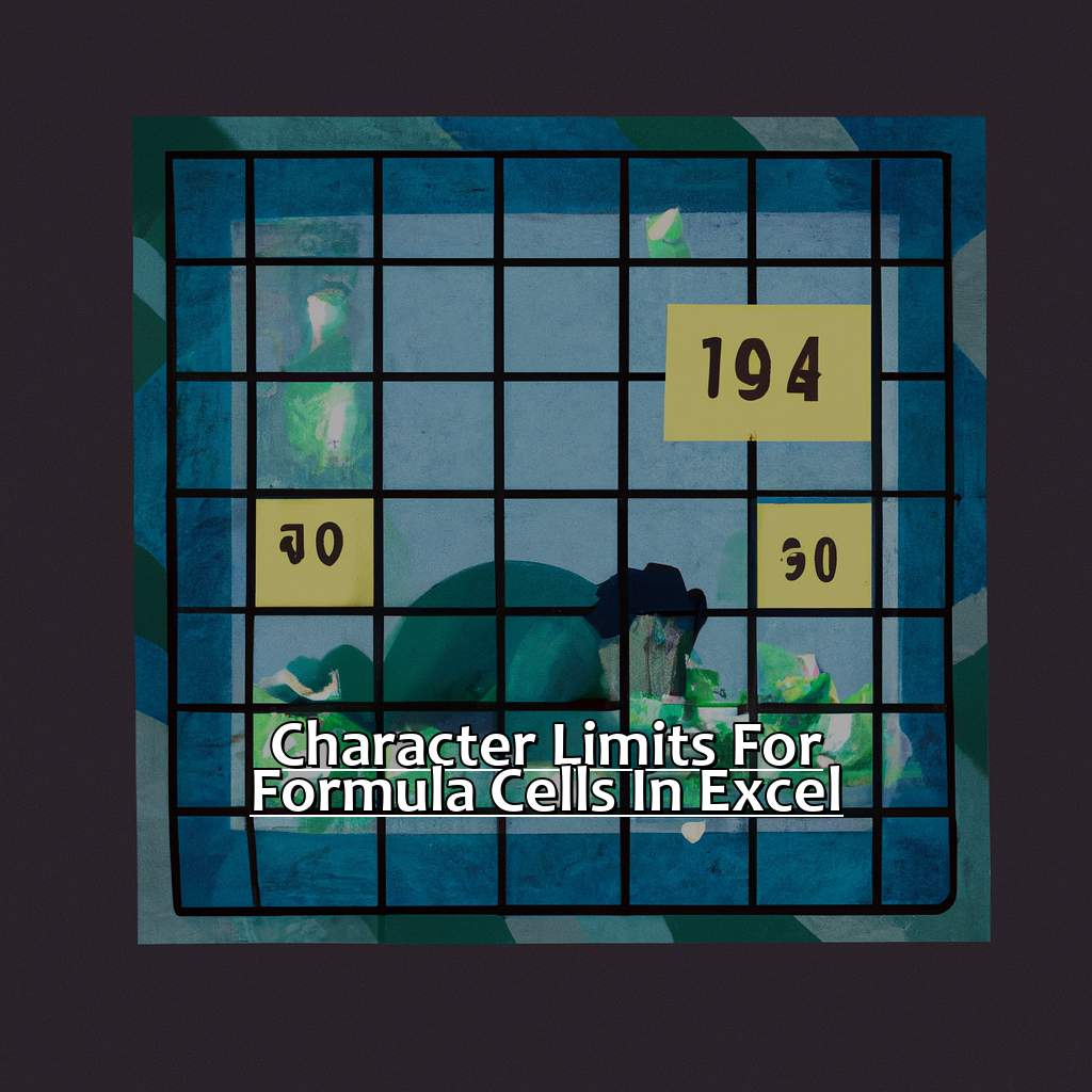 Character Limits for Formula Cells in Excel-Character Limits for Cells in Excel, 