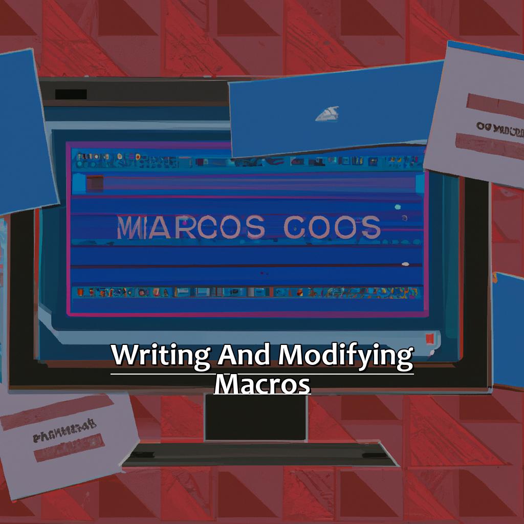 Writing and Modifying Macros-DOS From Macros in Excel, 