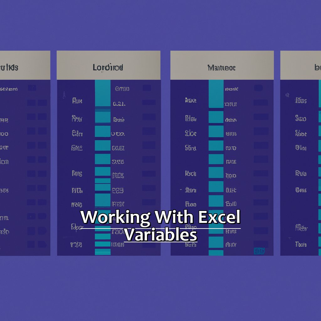 Working with Excel Variables-Declaring Variables in Excel, 