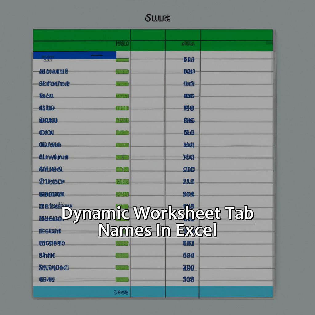 Copy All Tab Names In Excel