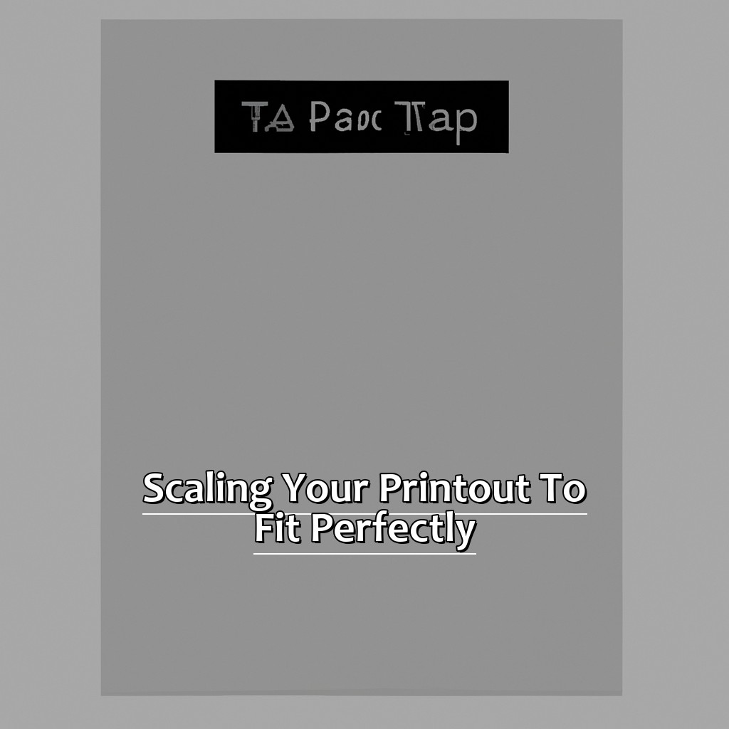 Scaling your Printout to Fit Perfectly-Fitting Your Printout on a Page in Excel, 