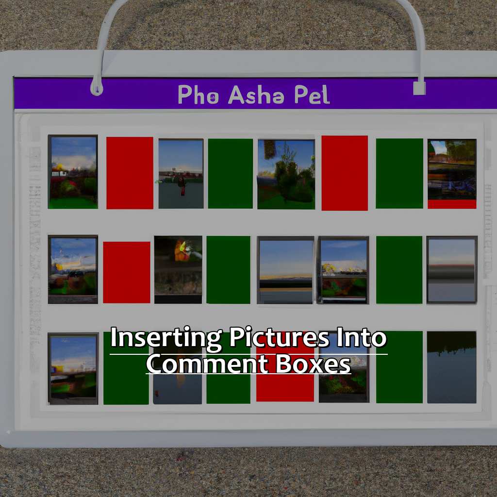 Inserting Pictures into Comment Boxes-Formatting Text in Comment Boxes in Excel, 