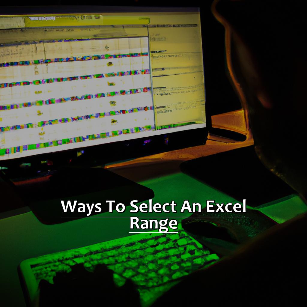 Ways to Select an Excel Range-Going to the Corners of a Selected Range in Excel, 