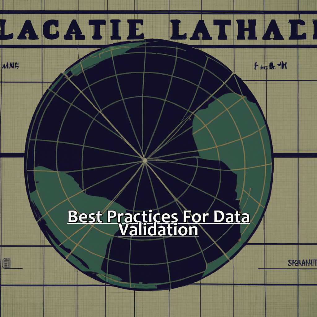 Best Practices for Data Validation-Handling Validation for Proper Latitude in Excel, 