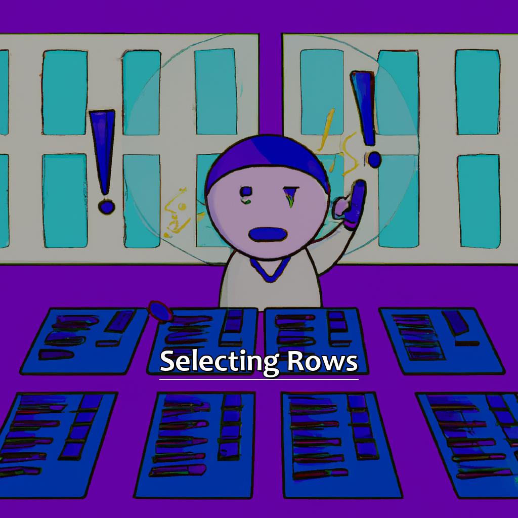 Selecting Rows-Hiding and Unhiding Rows in Excel, 