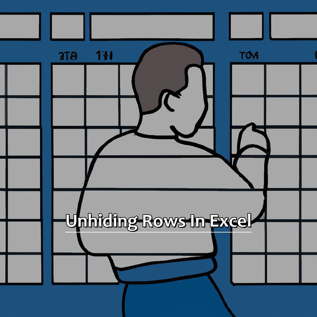 Unhiding Rows in Excel-Hiding and Unhiding Rows in Excel, 