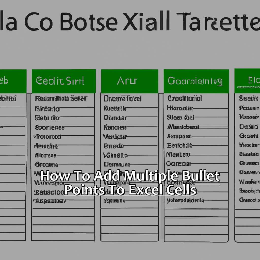 how-to-add-bullet-points-in-excel-manycoders