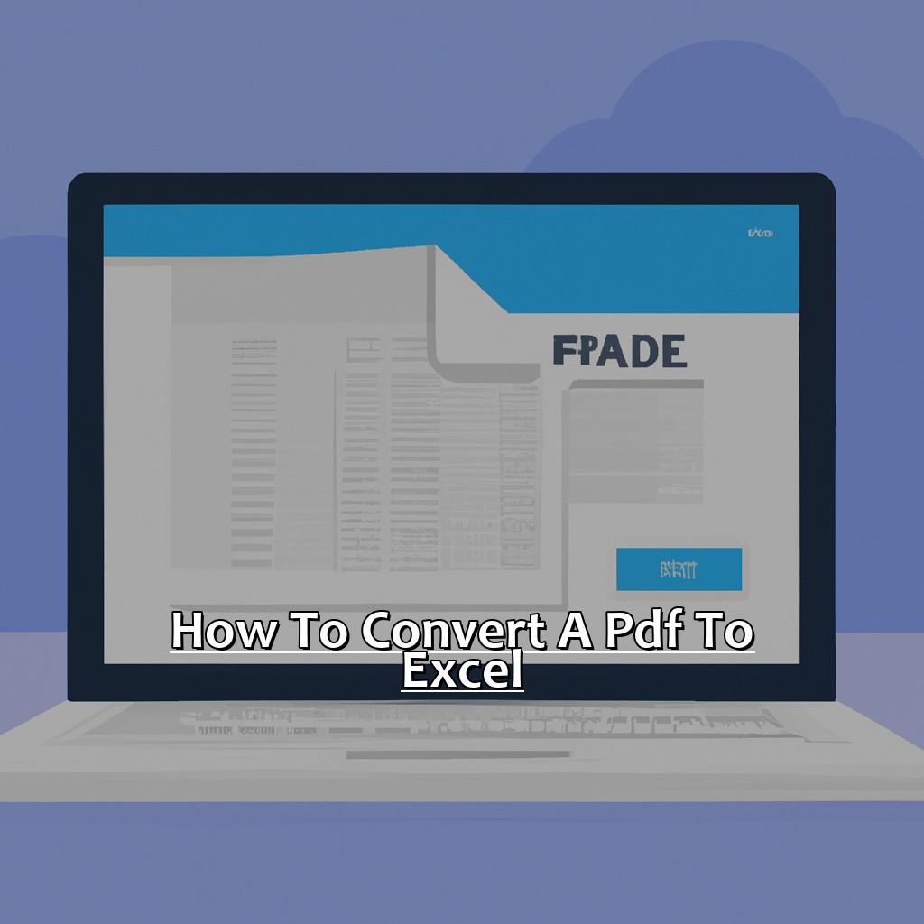 How to Convert a PDF to Excel-How to Convert a PDF to Excel, 