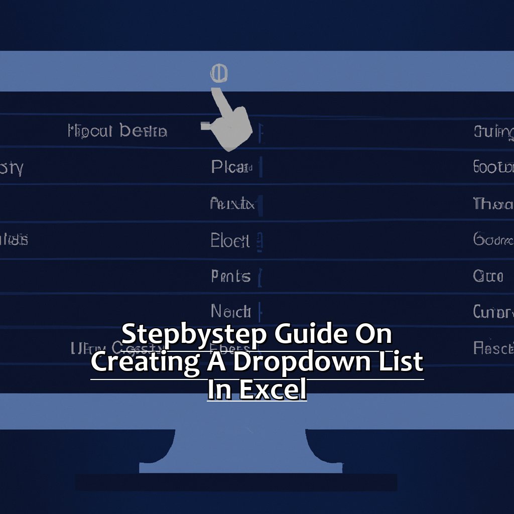 How To Create A Drop Down List In Excel ManyCoders