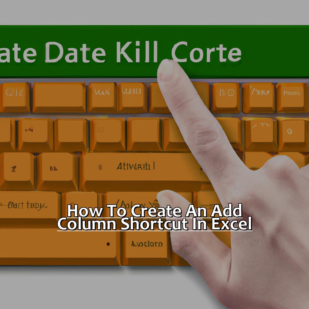 How to Create an Add Column Shortcut in Excel-How to Create an Add Column Shortcut in Excel, 