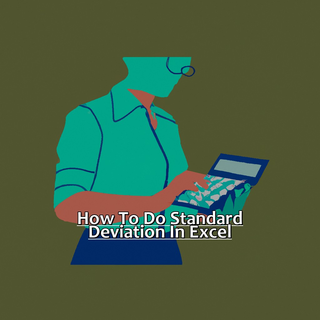 How To Do Standard Deviation In Excel