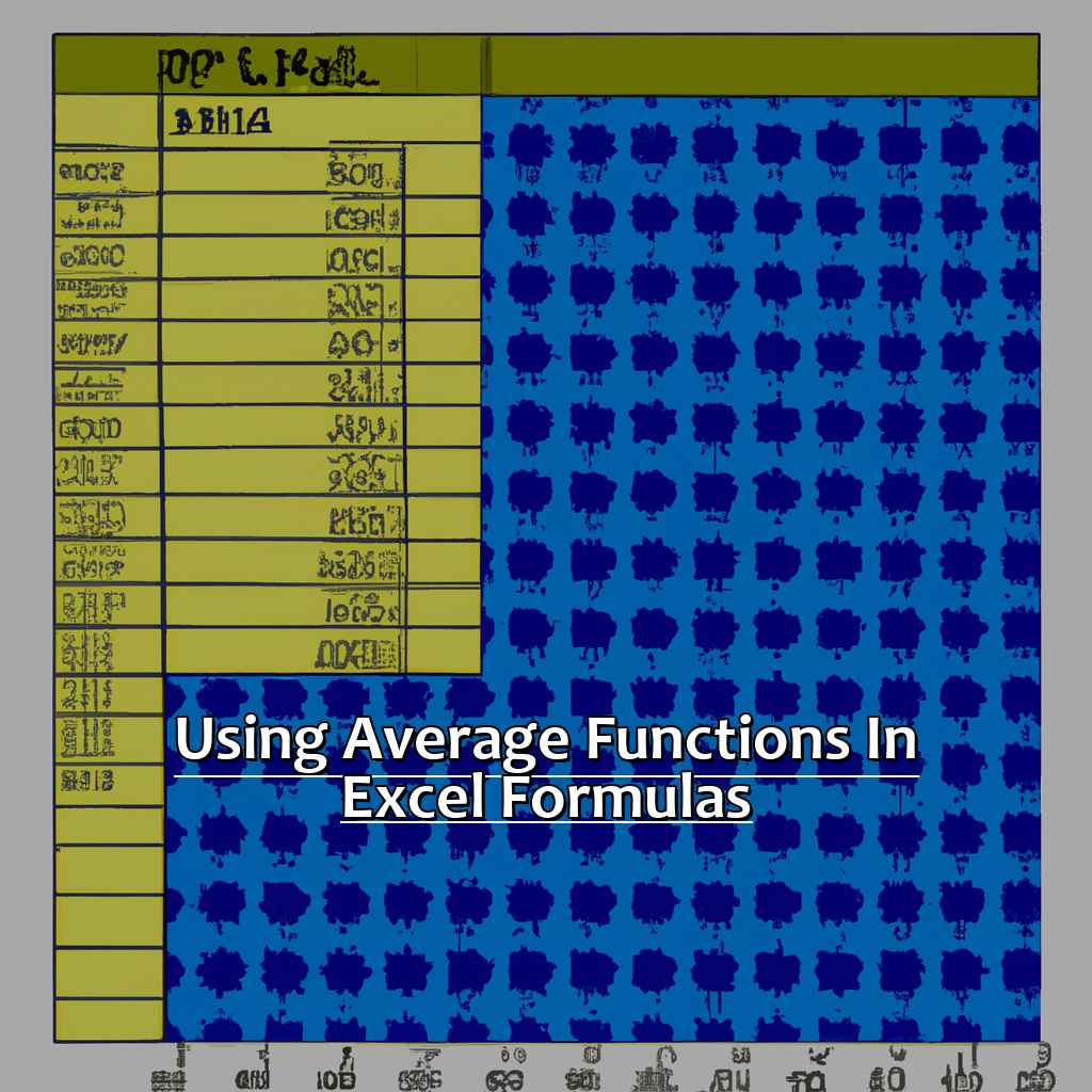 Using Average Functions in Excel Formulas-How to Find Average in Excel, 