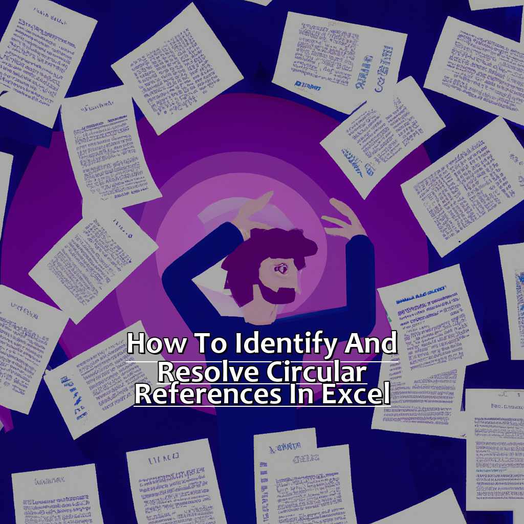 How to Identify and Resolve Circular References in Excel-How to Find Circular References in Excel, 