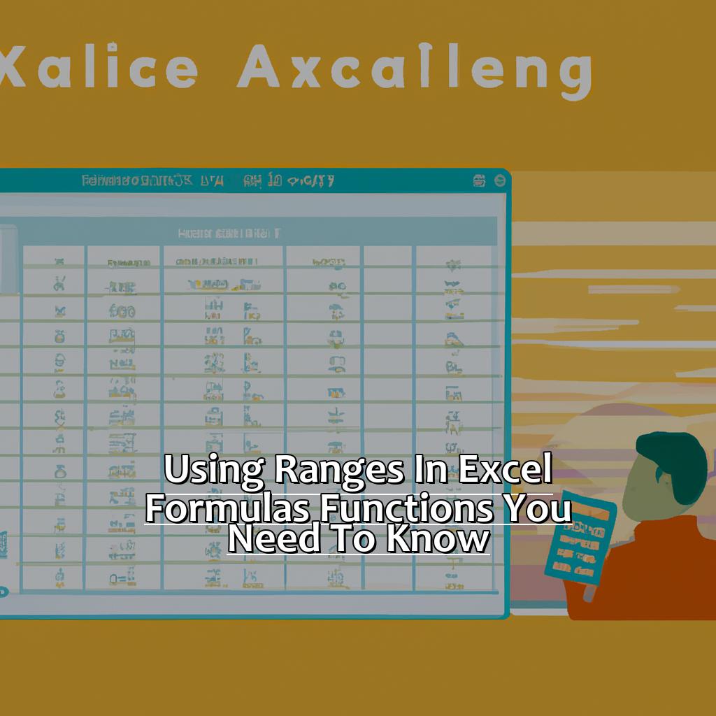 Using Ranges in Excel Formulas: Functions You Need to Know-How to Find a Range in Excel, 