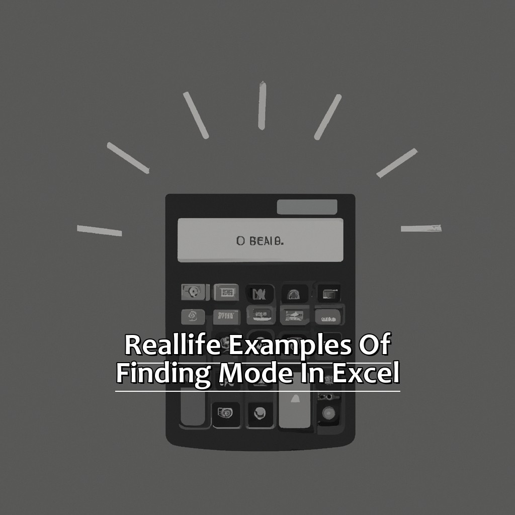 Real-Life Examples of Finding Mode in Excel-How to Find the Mode in Excel, 