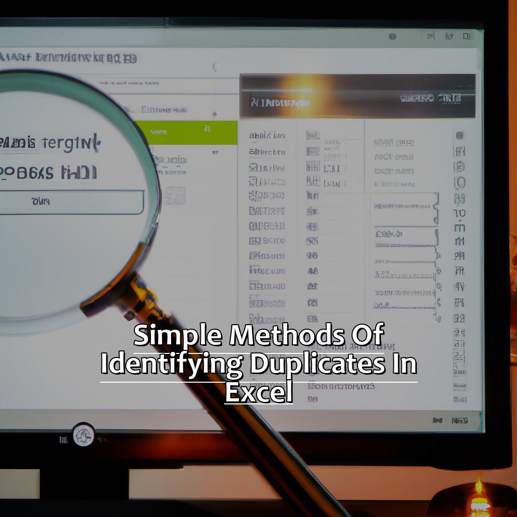 Simple Methods of Identifying Duplicates in Excel-How to Identify Duplicates in Excel, 