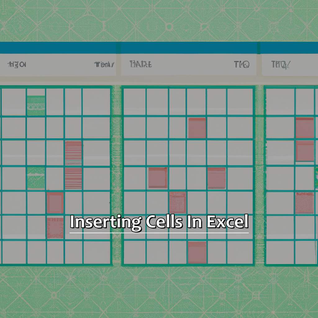 Inserting Cells in Excel-How to Insert Cells in Excel, 