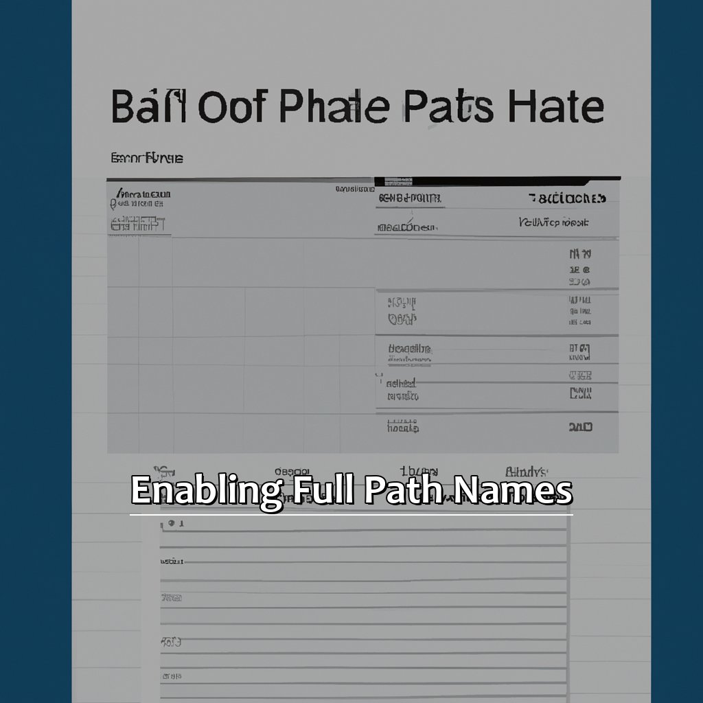 Enabling Full Path Names-How to Insert Full Path Names in Headers or Footers in Excel, 