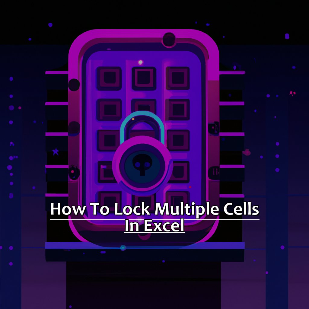 How to Lock Multiple Cells in Excel-How to Lock a Cell in Excel, 
