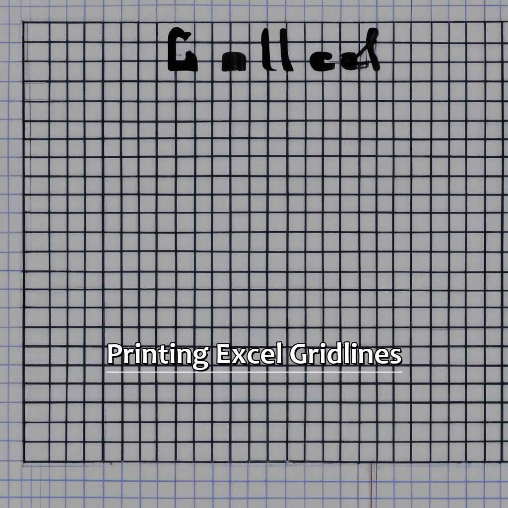 Printing Excel Gridlines-How to Print Gridlines in Excel, 