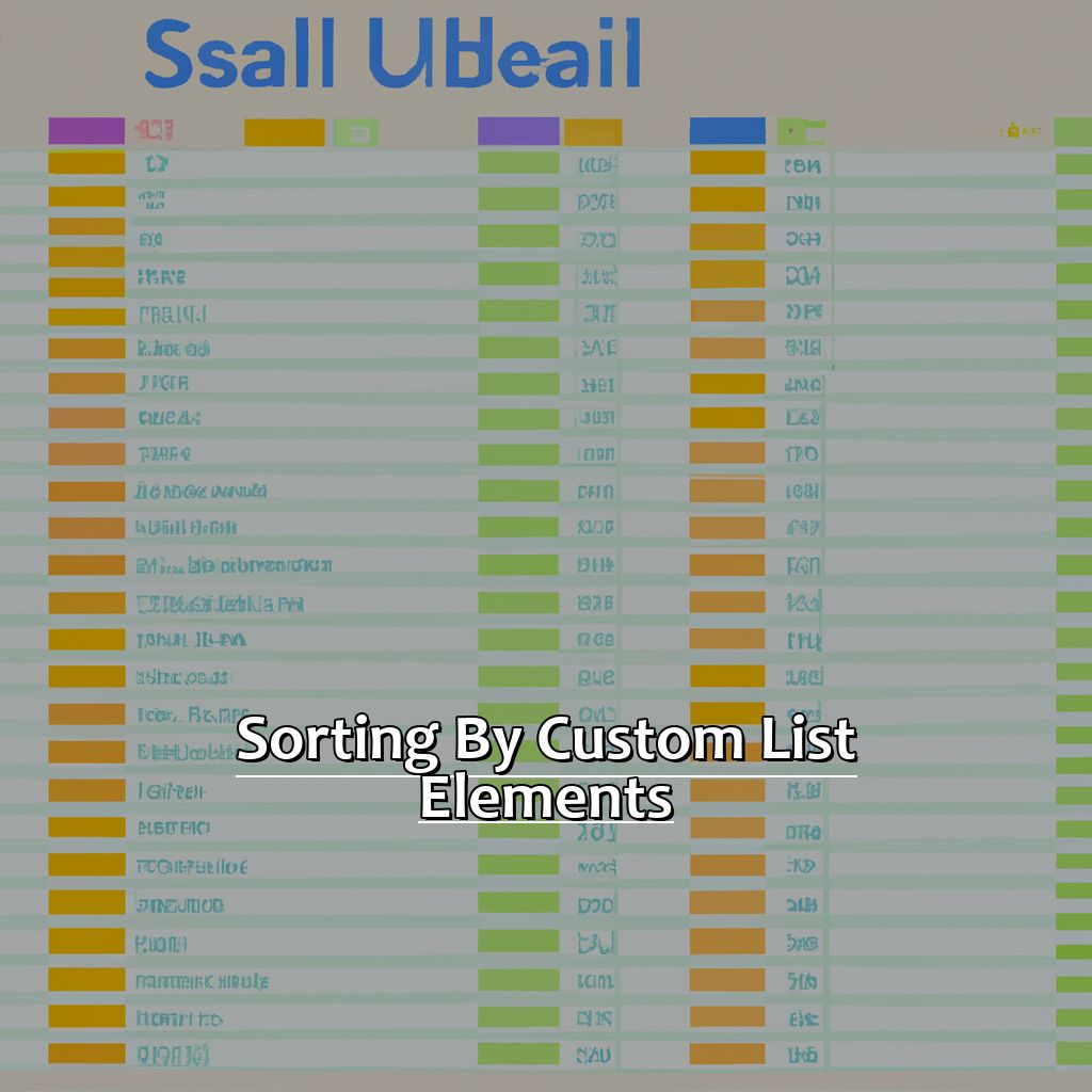 Sorting by Custom List Elements-How to Sort Huge Lists in Excel, 