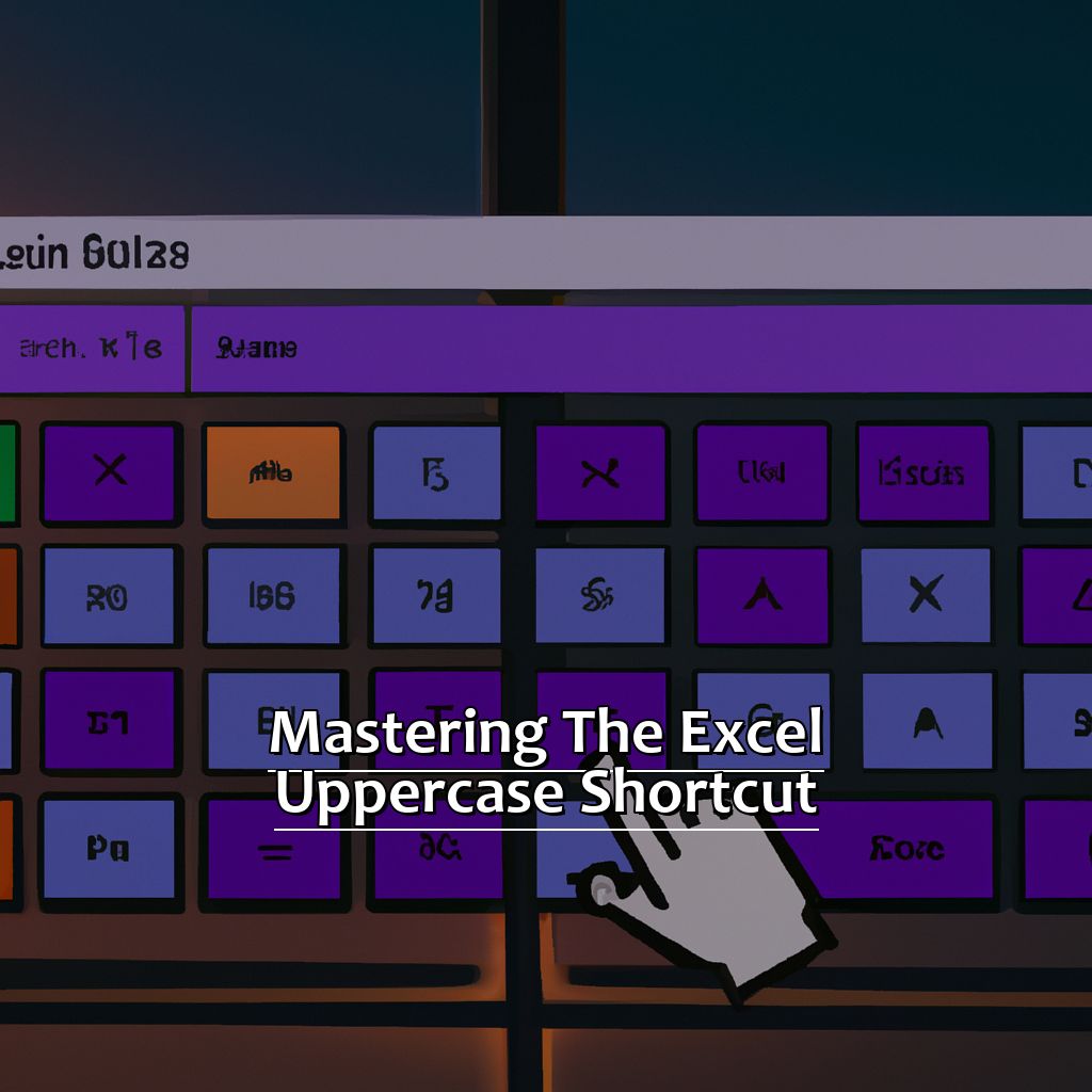 Mastering the Excel Uppercase Shortcut-How to Use the Excel Uppercase Shortcut, 