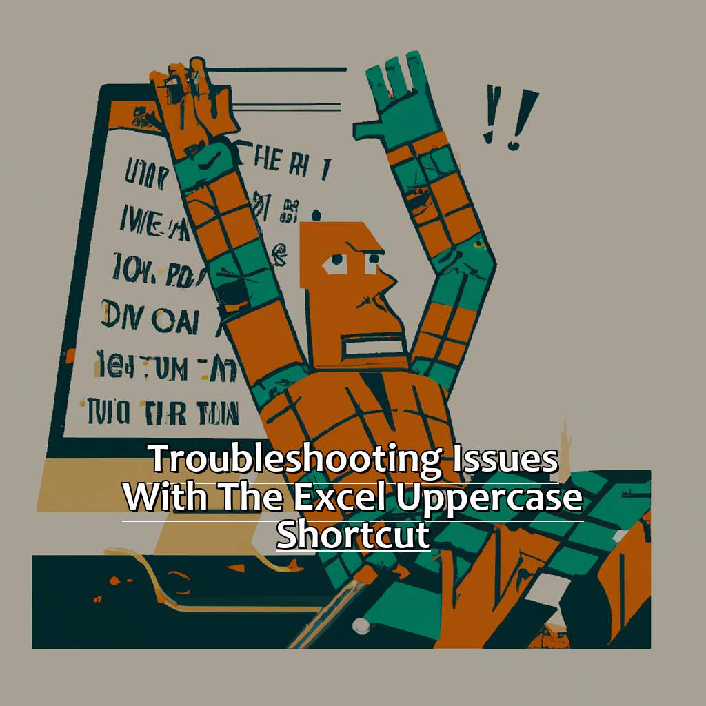 Troubleshooting Issues with the Excel Uppercase Shortcut-How to Use the Excel Uppercase Shortcut, 