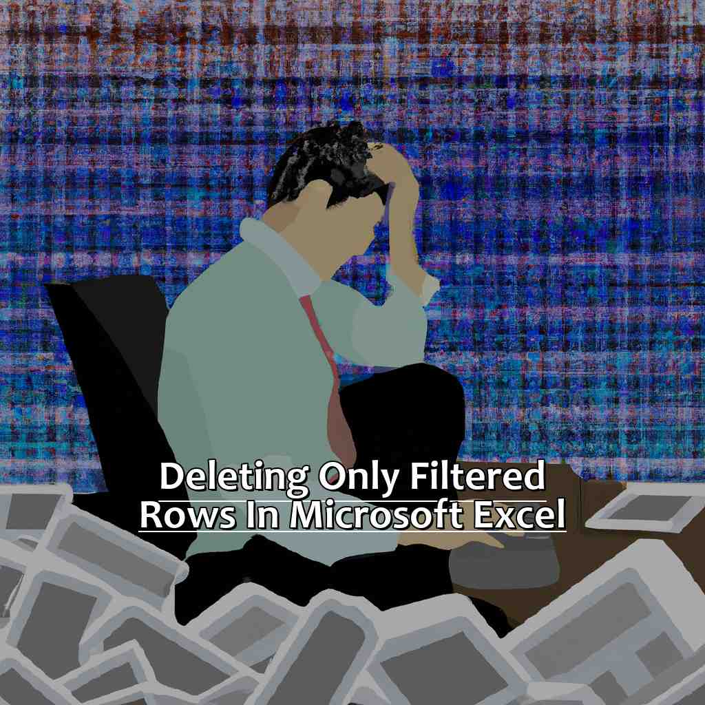 Deleting Only Filtered Rows in Microsoft Excel-How to delete only filtered rows in excel shortcut, 