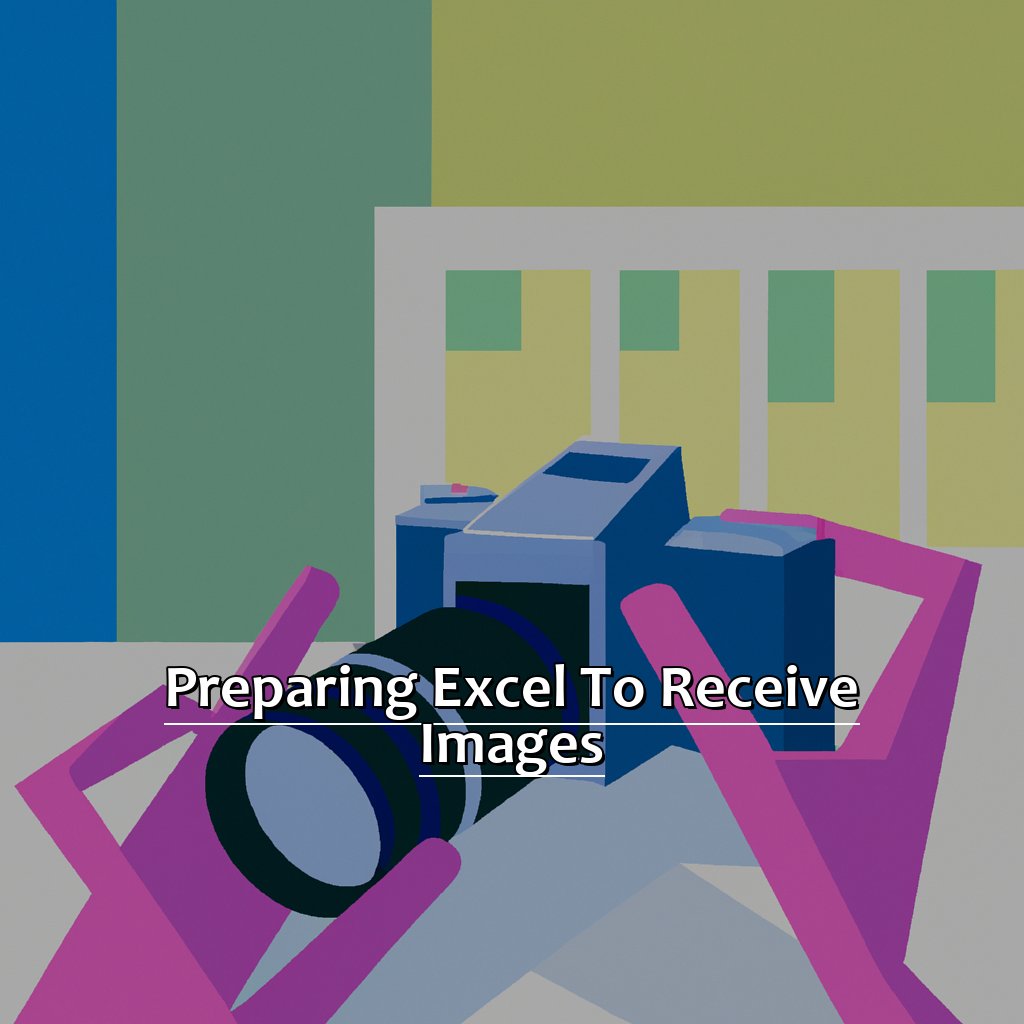 Preparing Excel to Receive Images-Inserting from a Camera or Scanner in Excel, 