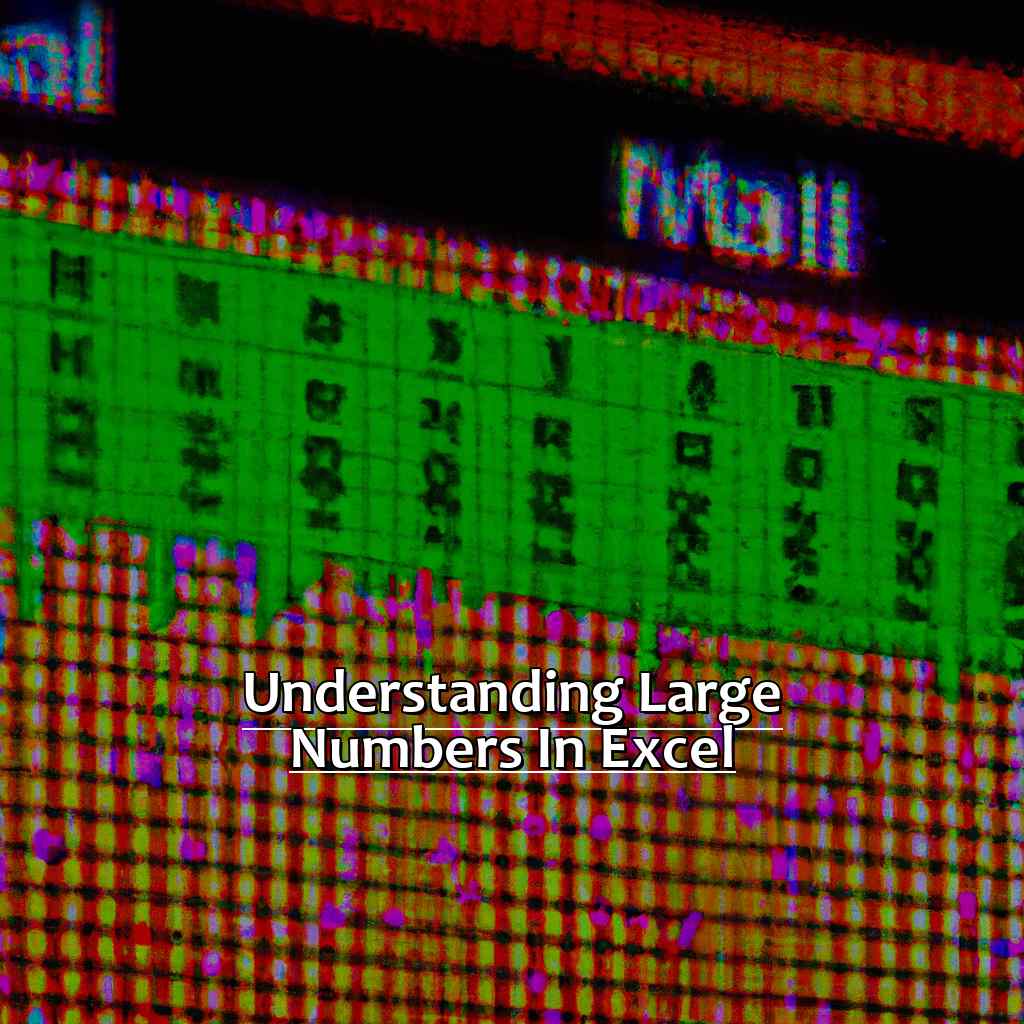 Understanding Large Numbers in Excel-Large Numbers in the MOD Function in Excel, 
