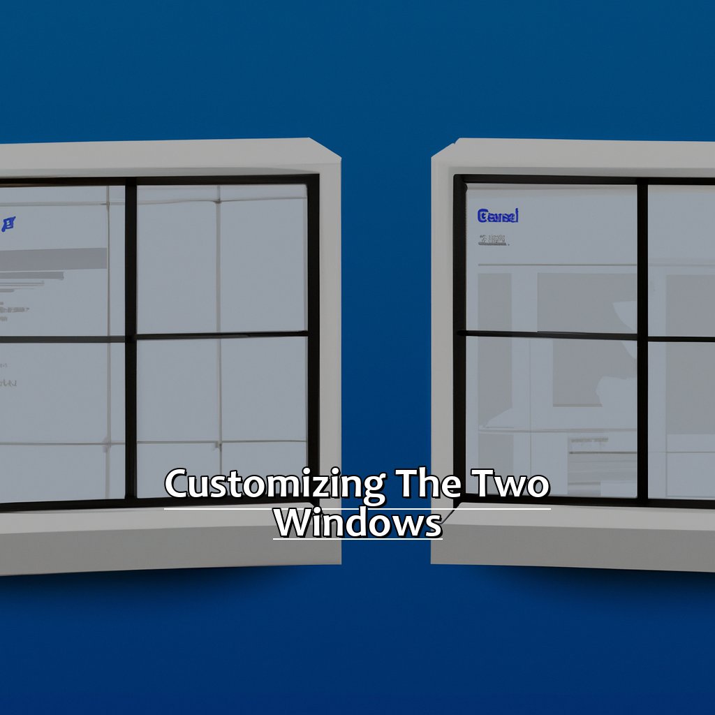 Customizing the Two Windows-Opening a Workbook with Two Windows in Excel, 