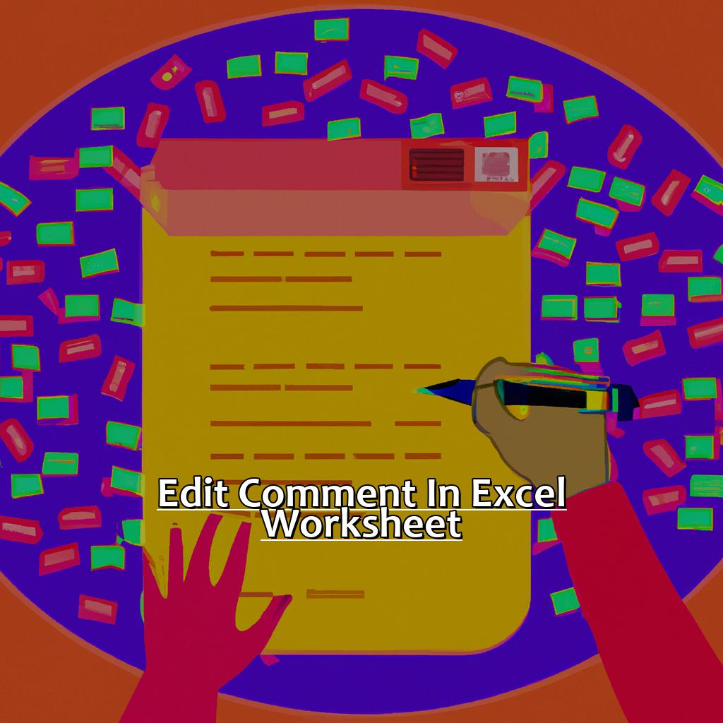 Edit Comment in Excel Worksheet-Pasting a Comment into Your Worksheet in Excel, 