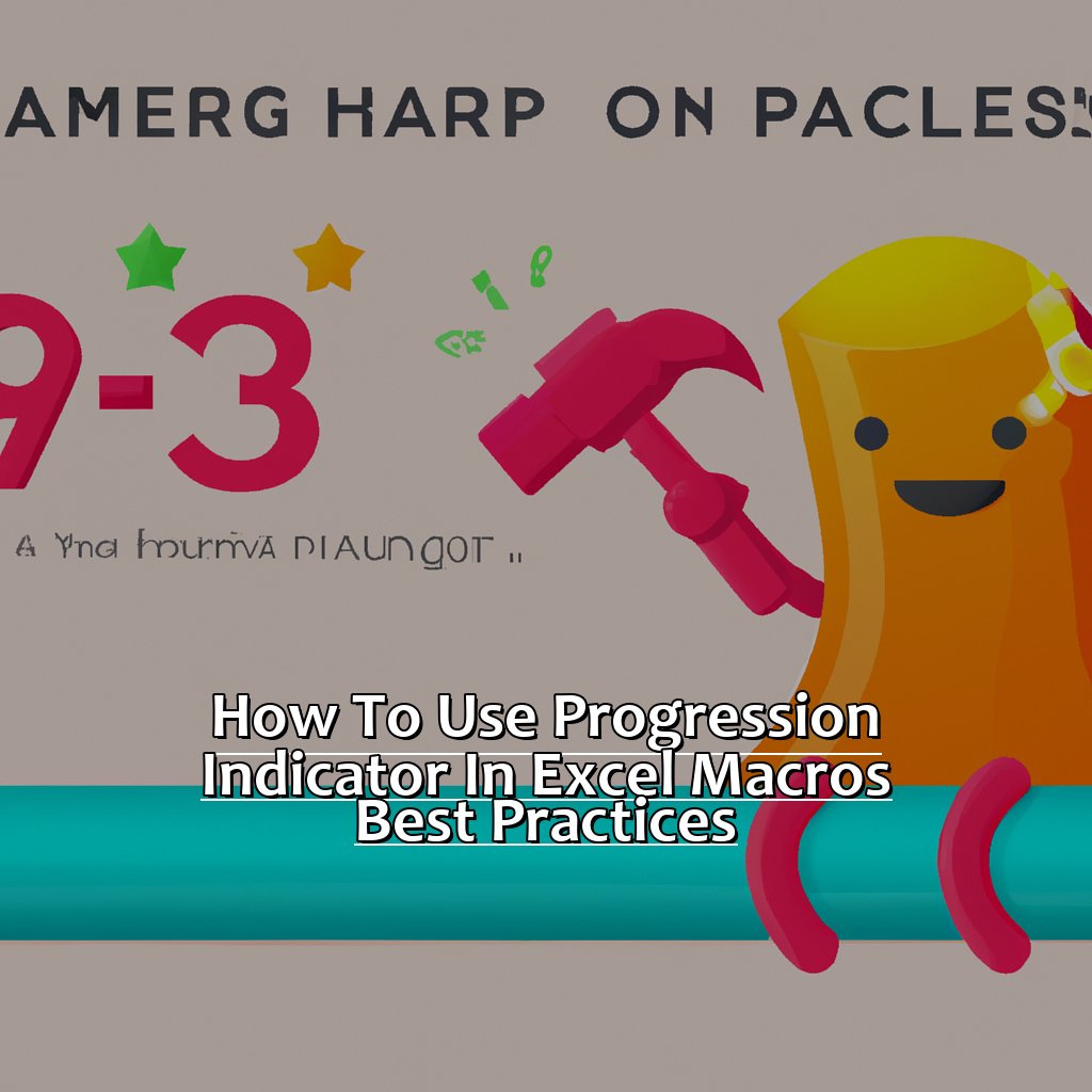 How to Use Progression Indicator in Excel Macros: Best Practices-Progression Indicator in a Macro in Excel, 
