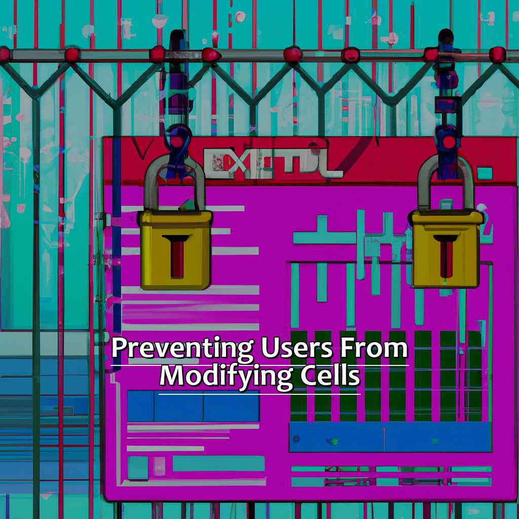 Preventing Users from Modifying Cells-Protecting a Worksheet