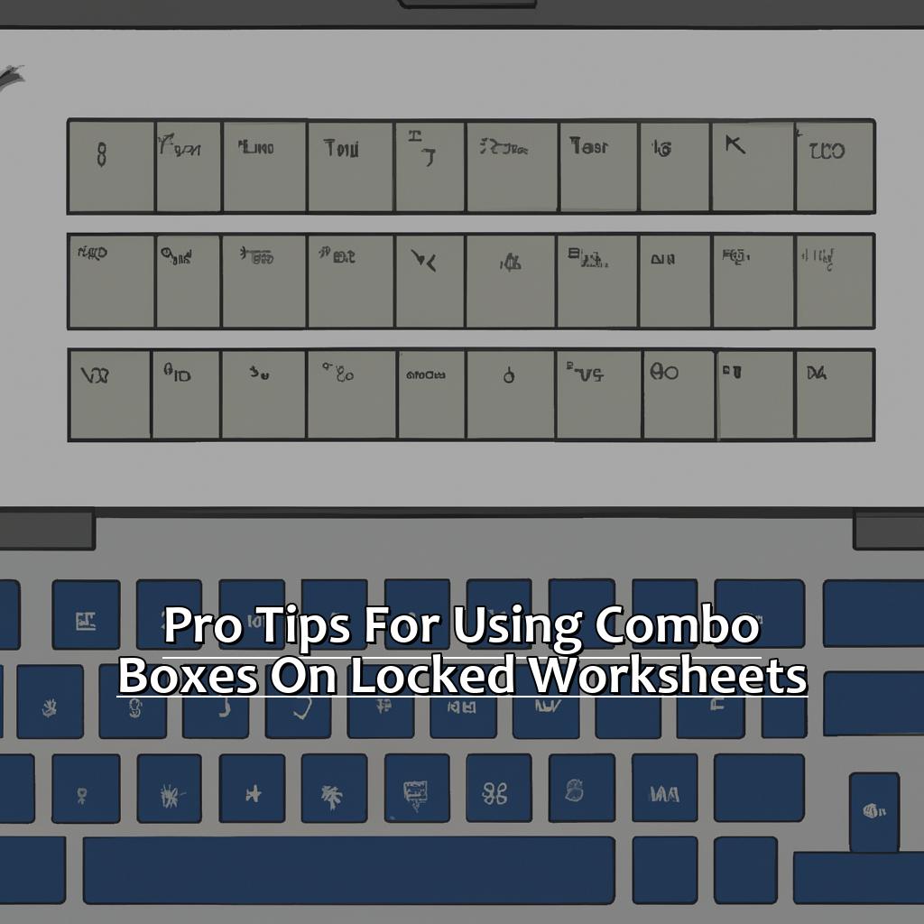 Pro Tips for Using Combo Boxes on Locked Worksheets-Selecting Combo Boxes in Locked Worksheets in Excel, 