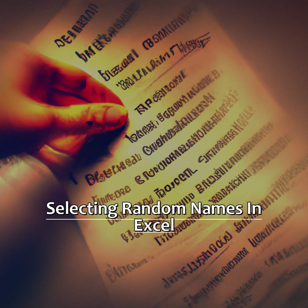 Selecting Random Names In Excel ManyCoders