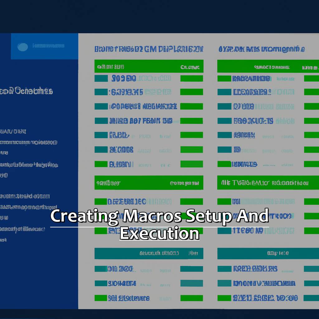 Creating Macros: Setup and Execution-Self-Aware Macros in Excel, 