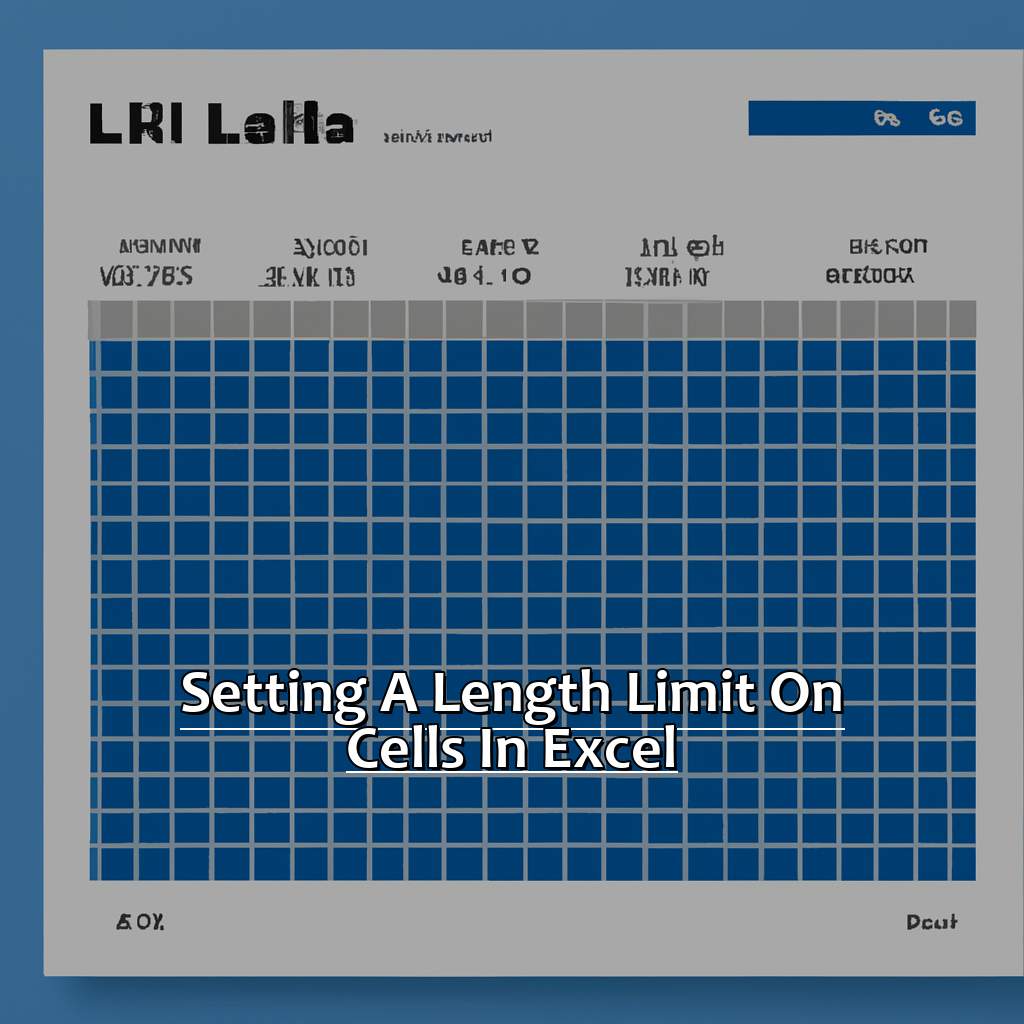 Setting A Length Limit On Cells In Excel ManyCoders