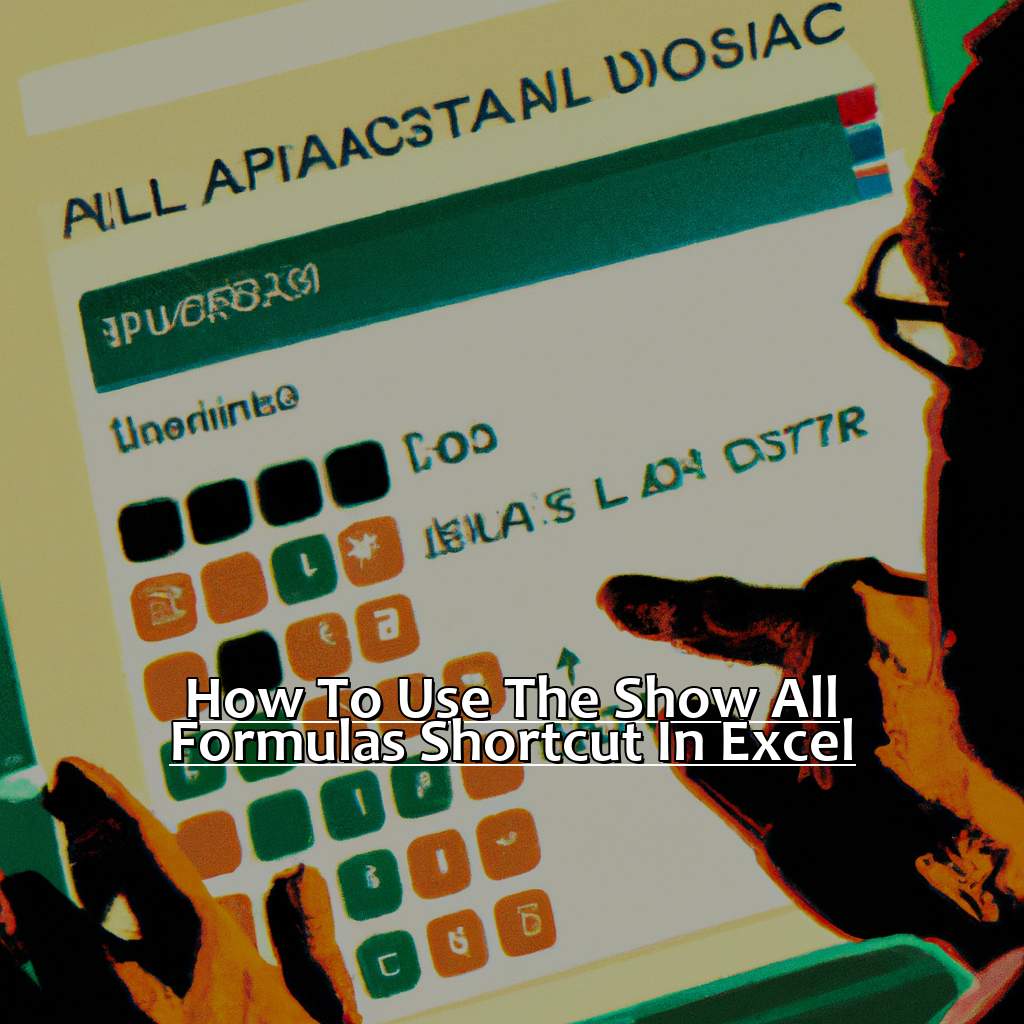 How to Use the Show All Formulas Shortcut in Excel-Show All Formulas in Excel Shortcut, 