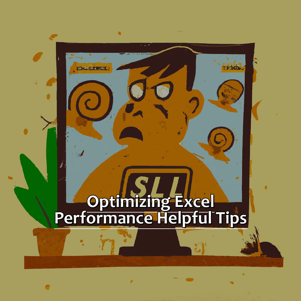 Optimizing Excel Performance: Helpful Tips-Slow Excel Response Times in Excel, 