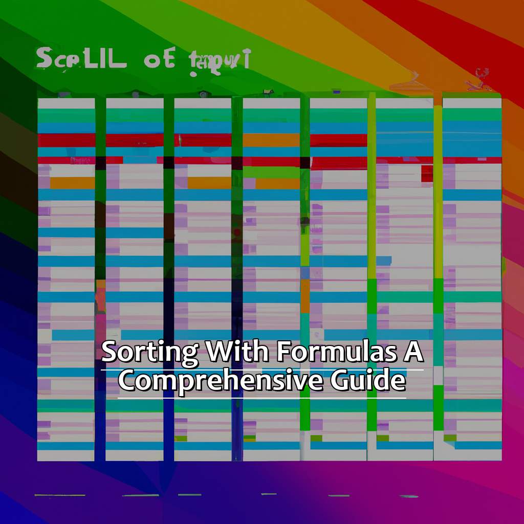 Sorting with Formulas: A Comprehensive Guide-Sorting by Columns in Excel, 