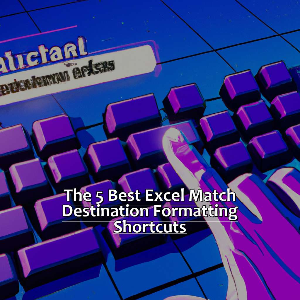 the-5-best-excel-match-destination-formatting-shortcuts-manycoders