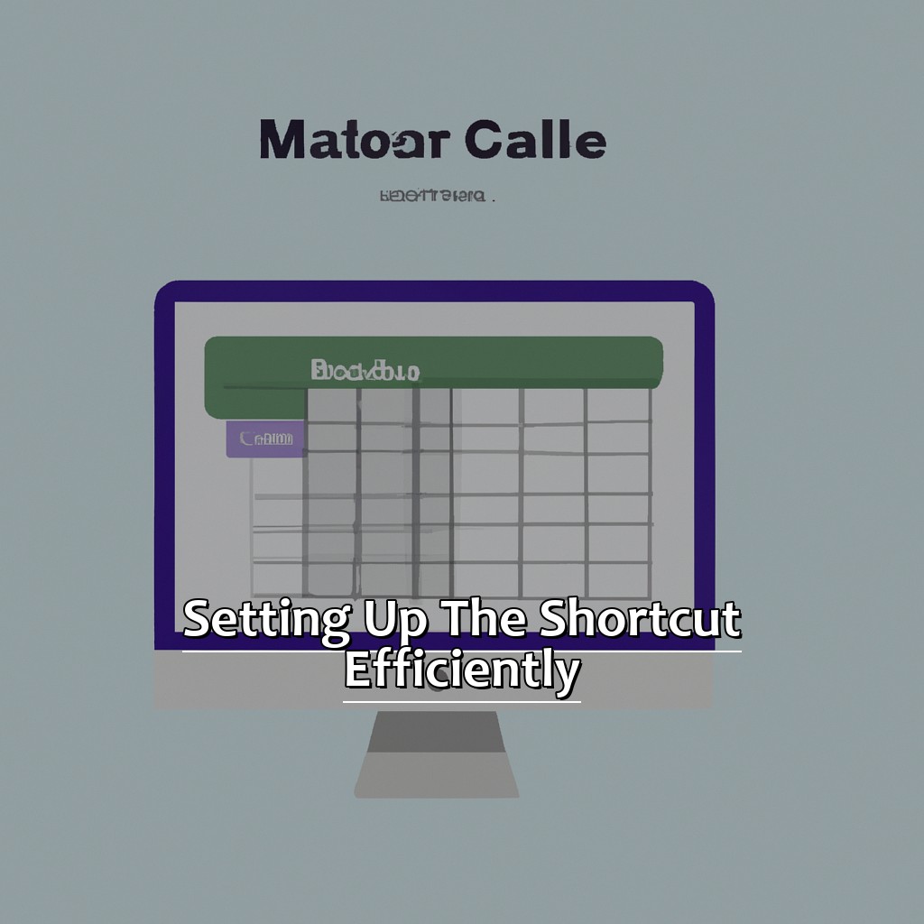 Setting Up the Shortcut Efficiently-The Best Excel Merge Cells Shortcut for Mac, 