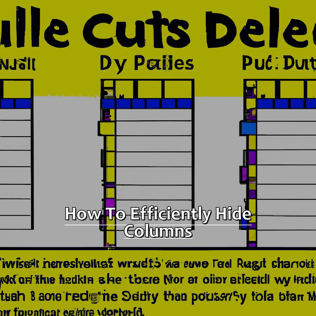 How to Efficiently Hide Columns-The Best Shortcuts for Hiding and Unhiding Columns in Excel, 